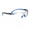 3M Solus 1000-Series S1101SGAF Blue/Black Clear Anti-Fog and Anti-Scratch Scotchgard Protector Safety Glasses